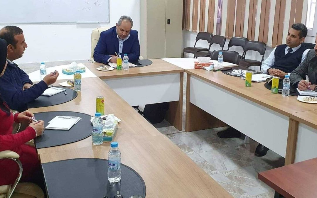 اجتماع اعتماد نتائج التقييم التدريبي العلمي لدبلوم المراقبين الماليين