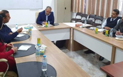 اجتماع اعتماد نتائج التقييم التدريبي العلمي لدبلوم المراقبين الماليين