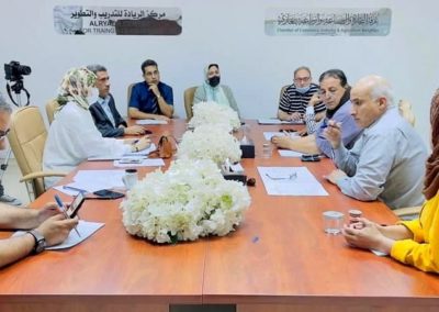 لجان مؤتمر مكافحة الجريمة تعقد اجتماعاً مشتركاً مع اللجنة العلمية