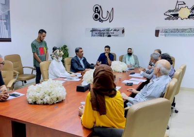 لجان مؤتمر مكافحة الجريمة تعقد اجتماعاً مشتركاً مع اللجنة العلمية