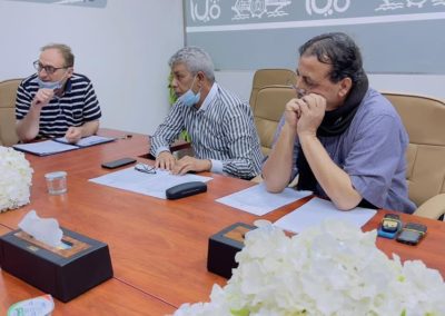 لجان مؤتمر مكافحة الجريمة تعقد اجتماعاً مشتركاً مع اللجنة العلمية